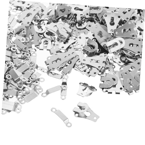 VILLCASE Visible Waist Adjustment Hooks 288pcs Pants Hooks for Waist Stainless Steel Hook and Eye Sewing Kit