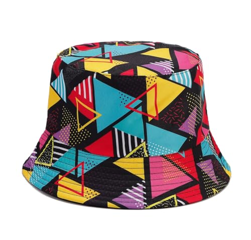 Image of Quanhaigou Bucket Hat for Men Women,Packable Reversible Printed Sun Hats,Fisherman Outdoor Summer Travel Hiking Beach Caps
