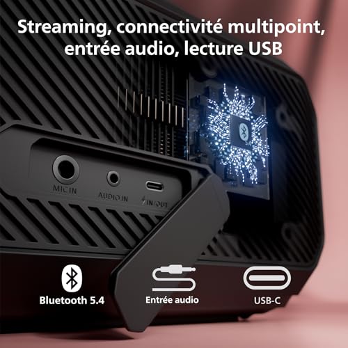Philips TAS7000EB Enceinte Bluetooth 5.4 IP67 - vue 7