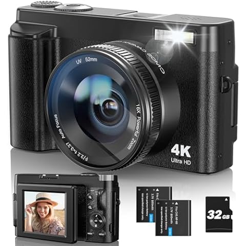 Appareil Photo Numérique Fulealfly 4K Cover