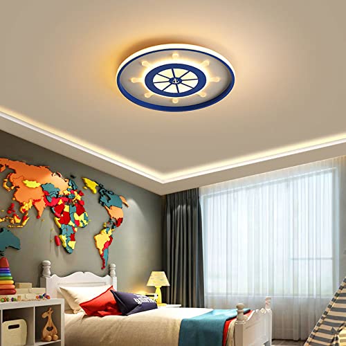 Plafonnier LED pirate tricolore pour illuminer la chambre d'enfant avec style - 3