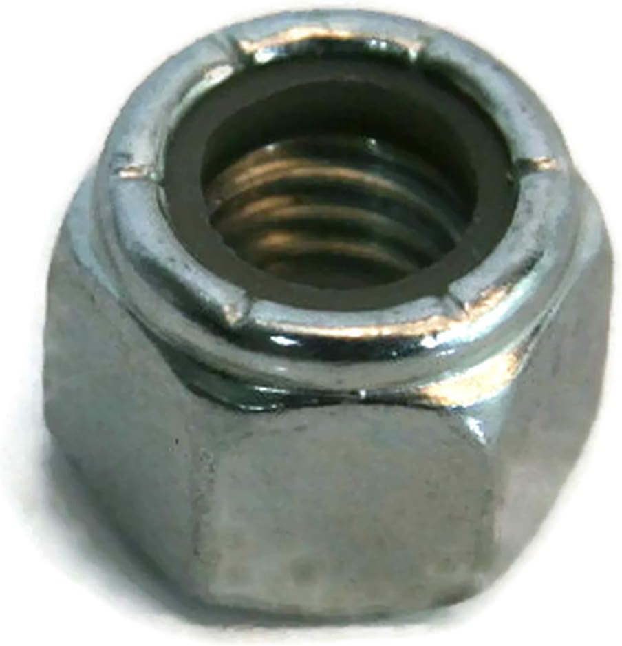 Metric Nylon Insert Lock Nuts Zinc Plated Class 8 Steel M10-1.50 QTY 250