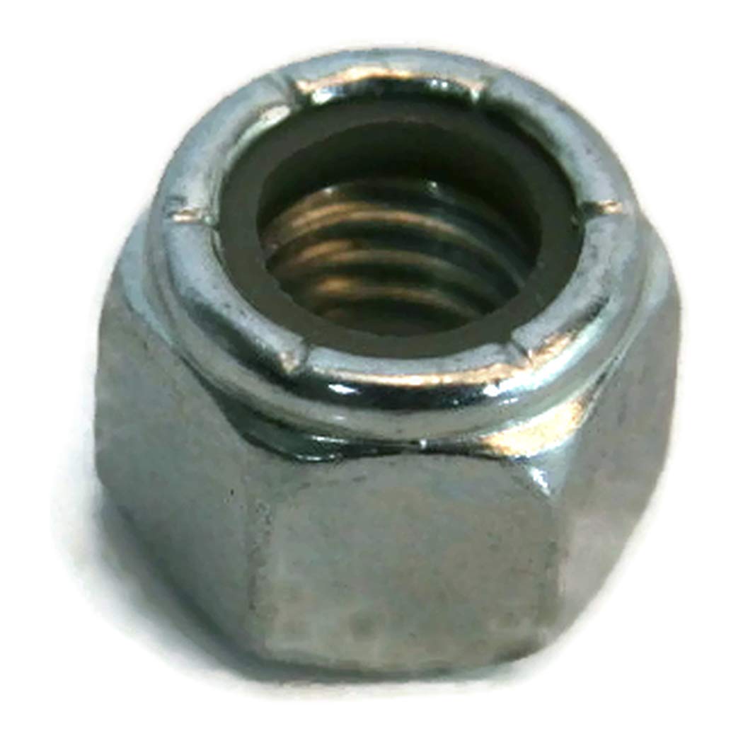 Nylon Insert Hex Lock Nuts Zinc Plated Steel #8-32 QTY 1000