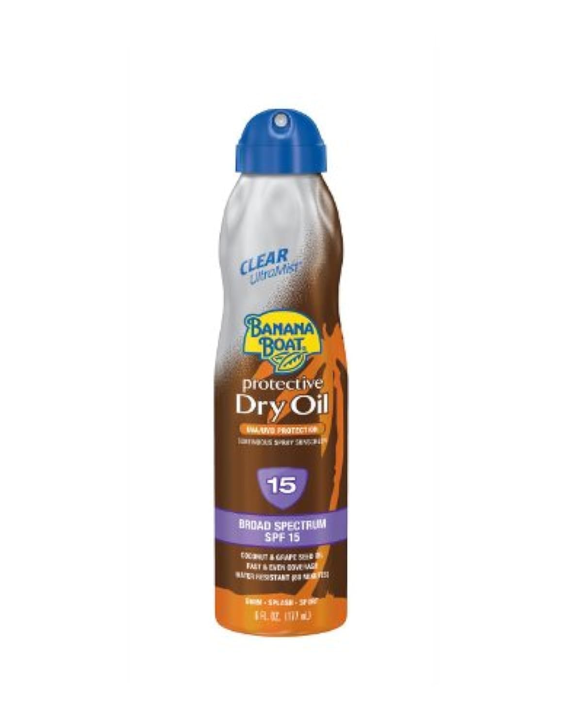 Banana BoatProtective Dry Tanning Oil Ultra Mist SPF 15, 6-Ounce Bottles (Pack of 3)