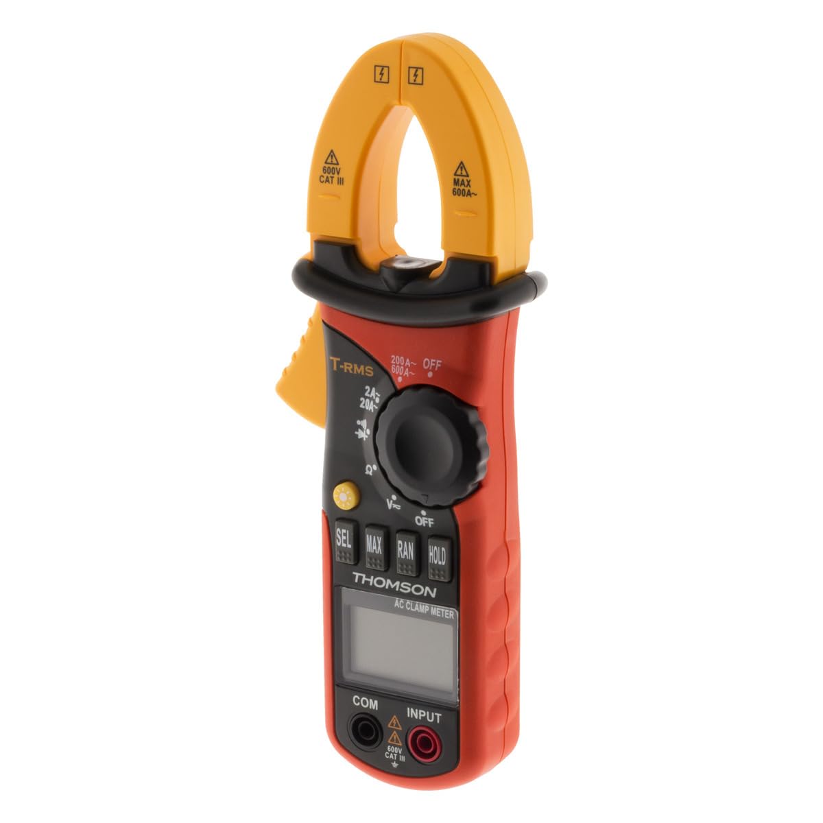 Thomson - Pinza amperométrica autocalibrada (8 funciones, CAT III, 600 V)