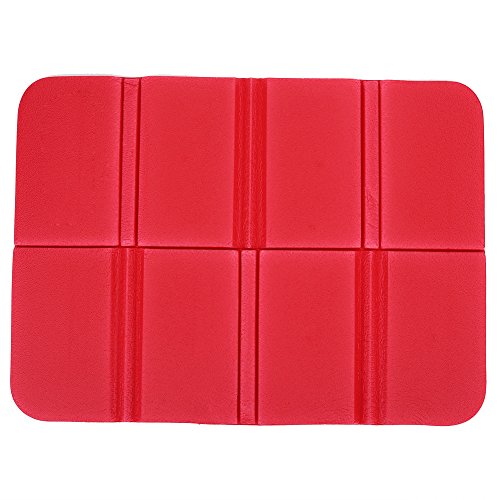 Almofada para uso ao ar livre, tapete dobrável portátil, impermeável, tapete para piquenique (vermel