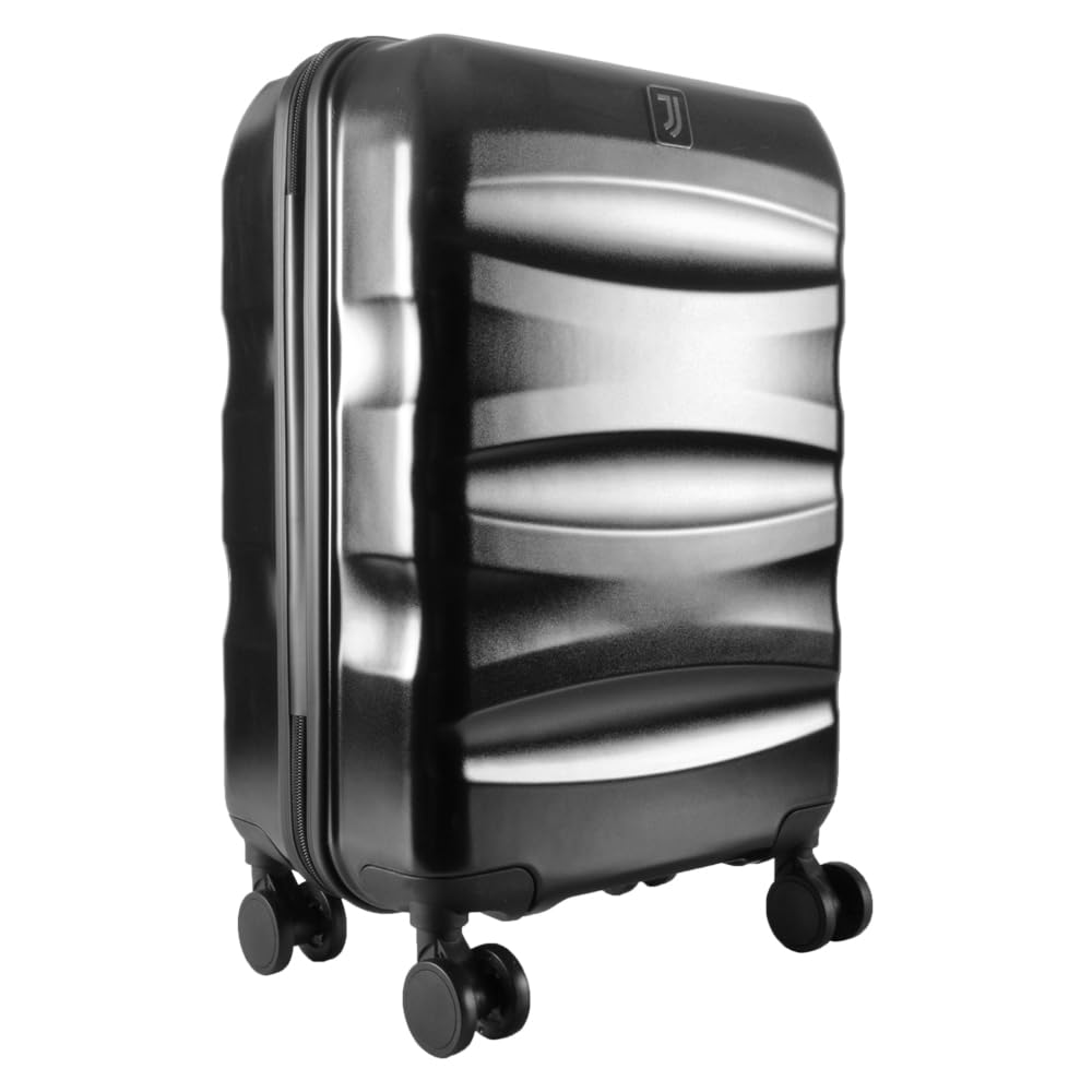Juventus 133230 Juve, Bagaglio A Mano Unisex Adulto, Nero, 34x22x55 cm