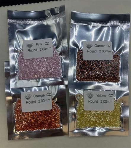 Oxyde de zirconium rond multi-formes pour création de bijoux et customisation de montres - 8