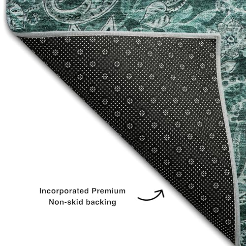 Tapete Addison Rugs Mayfield 5' x 7'6" Teal lavable miniatura 5