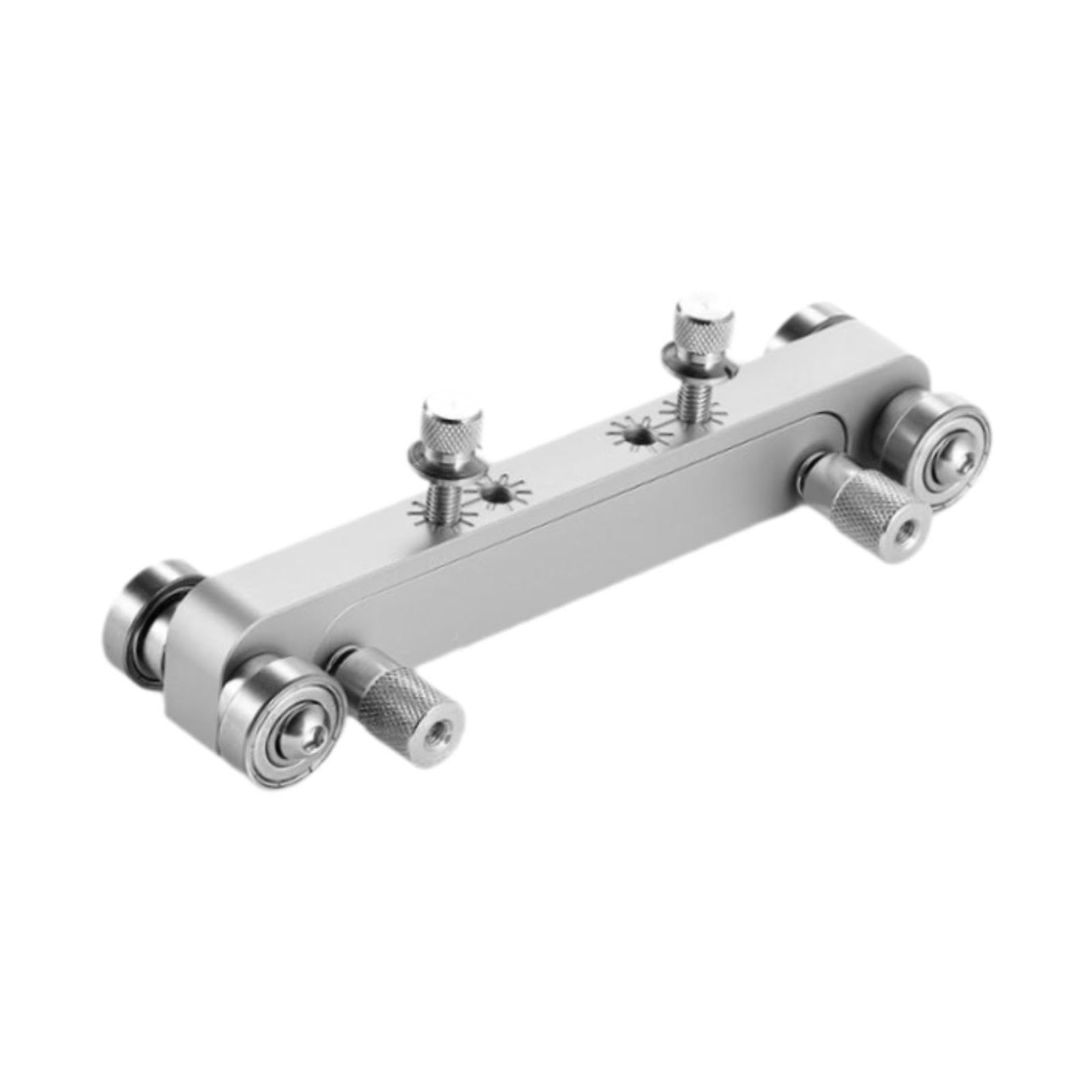 Lijadora de Cejuelas Y Selletas de Puente de Guitarra, Herramienta de Luthier, Dispositivo Profesional para Rectificar Puentes Y Accesorios para Instr, Plata