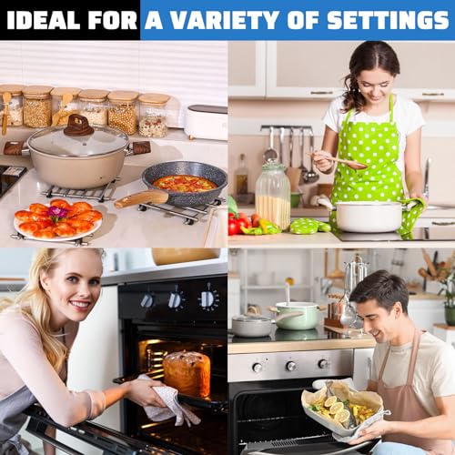 Hicarer ZHW-HICARER-0796 4 Pcs Stainless Steel Trivet thumb #2