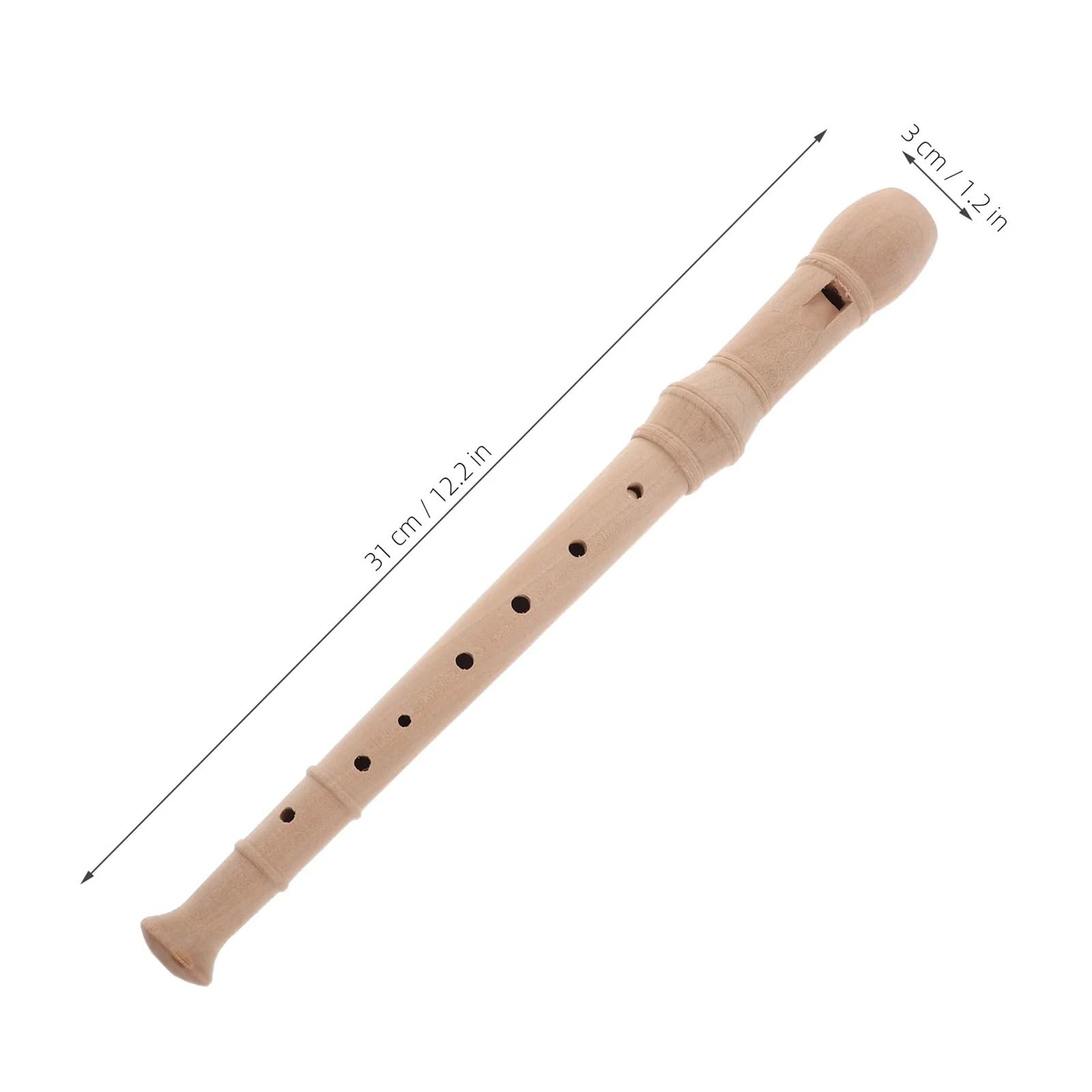 Flauto Dolce In Legno Flauto dolce Strumento a fiato leggero for esercitazioni musicali Utilizzare il registratore contralto