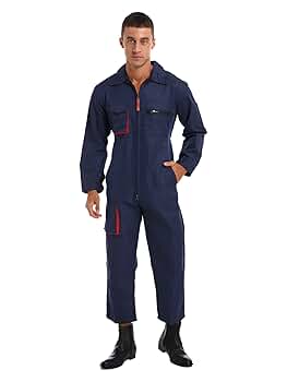 あ*お様 SUBLATIONS DENIM PRISONER COVERALL Amazon.com: vastwit Mens Mechanic Uniforms Long Sleeve Zip