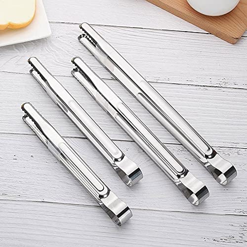 Pinzas de Cocina, 1 Pieza, Pinzas para Asar, Pinzas de Cocina largas de Acero Inoxidable, Pinzas de Cocina, Pinzas para Cubitos de Hielo, Herramientas de Cocina (1 uds)