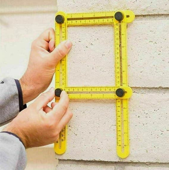 PaulStore Angleizer Multi Angle Template Tile Floor Measuring Side Ruler Instrument Tools