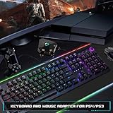 arVin Keyboard and Mouse Adapter for Nintendo Switch, Wired Keyboard and Mouse Converter for PS4/PS3/Xbox One/Xbox 360 Console, Adapter Support Custom Mapping - Image 4