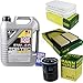 Produktbild Filter Set Inspektionspaket 5 Liter Motoröl Top Tec 4100 5W-40 MANN-FILTER Innenraumfilter Luftfilter Ölfilter