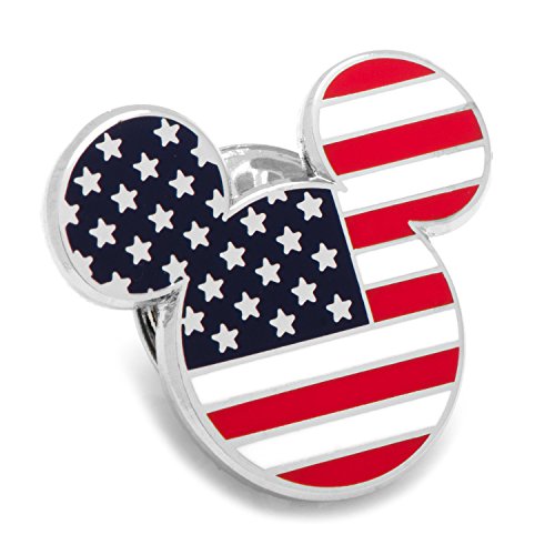 Disney Stars and Stripes Mickey Mouse Lapel Pin, Officially Licensed