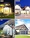 INCX Solar Lights Outdoor Waterproof, 3000 LM 156 LED Motion Sensor Outdoor Lights, 3 Heads Solar Powered Security Flood Light Motion Detected Spotlight for Patio Garage Yard Entryways, 2 Pack Black
