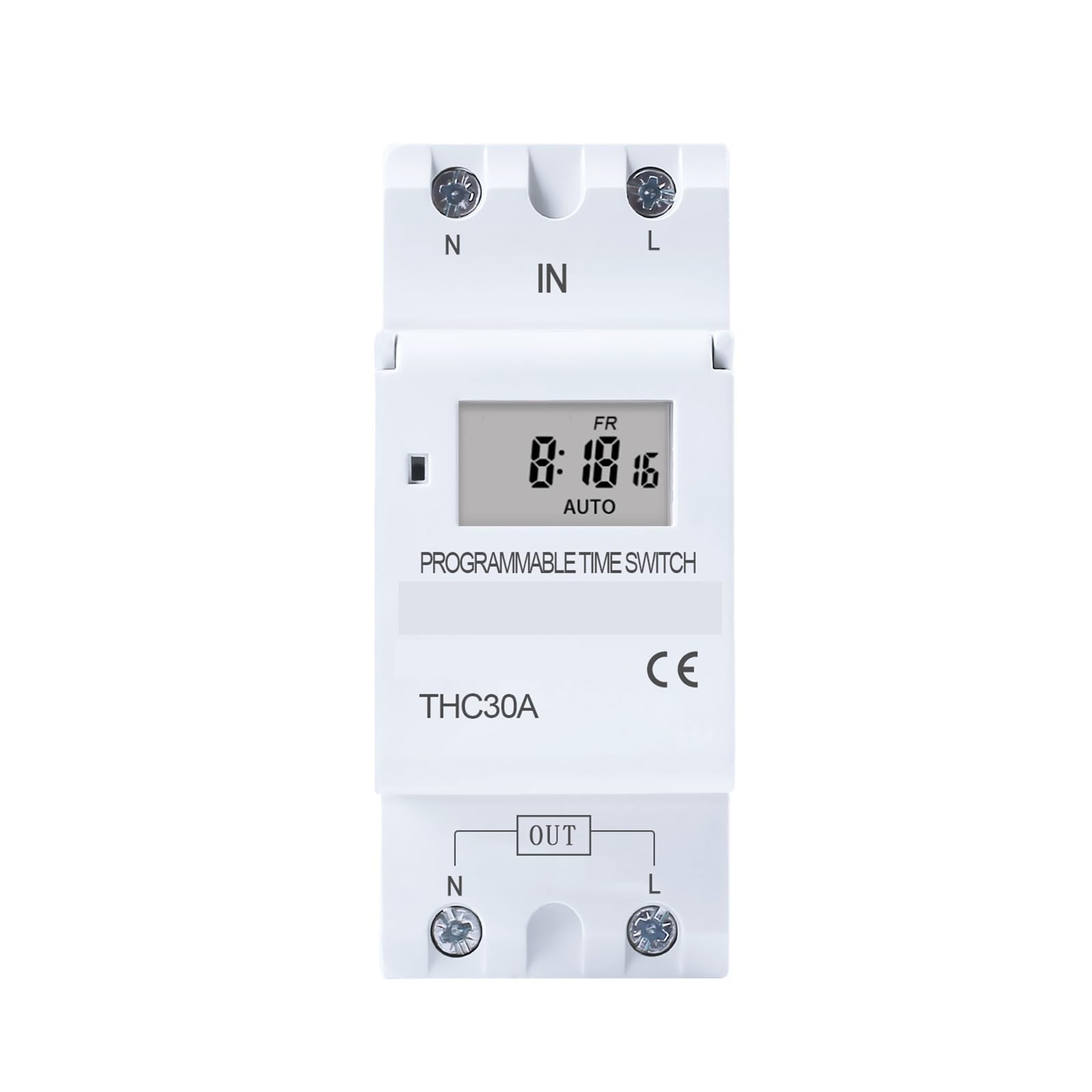Minuterie 12V rail DIN programmable résout les pannes d'oubli d'extinction - 5