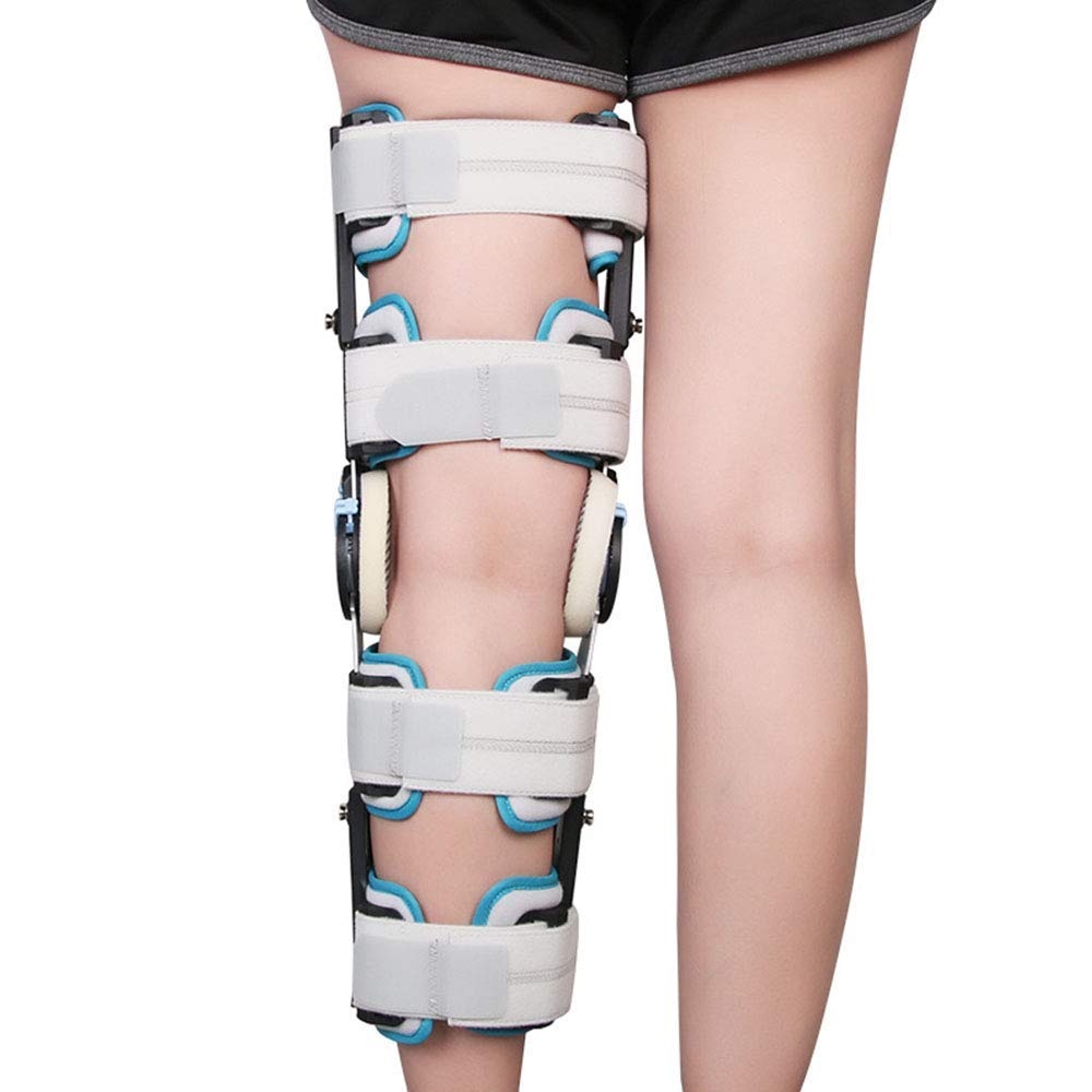 Gelenkkniebandage mit Riemen, verstellbare Patellabandage nach der Operation, Knie-Wegfahrsperre, Stabilisator für Acl/Pcl, Bänder verletzt und gebrochen