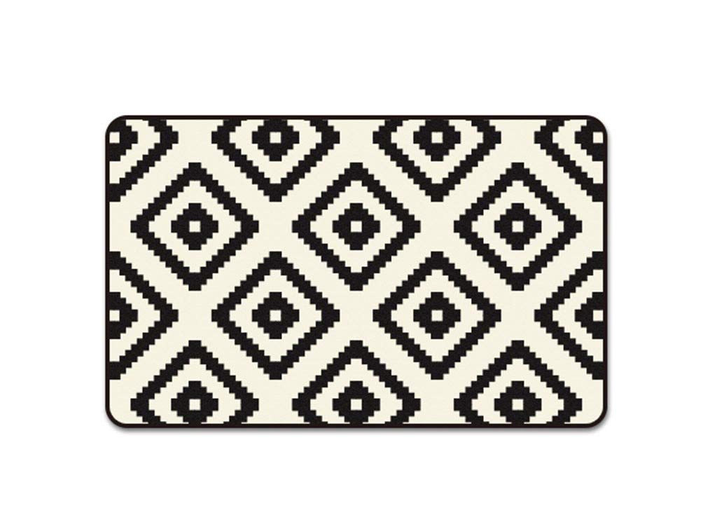 Tapis de lit en nylon 50x80 cm lavable et antidérapant pour chambre à coucher
