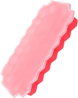 Ciieeo Honeycomb Silicone Mold with Flexible Non-stick Design for Homemade Chocolates and Desserts Includes Lid for Easy Storage and Use