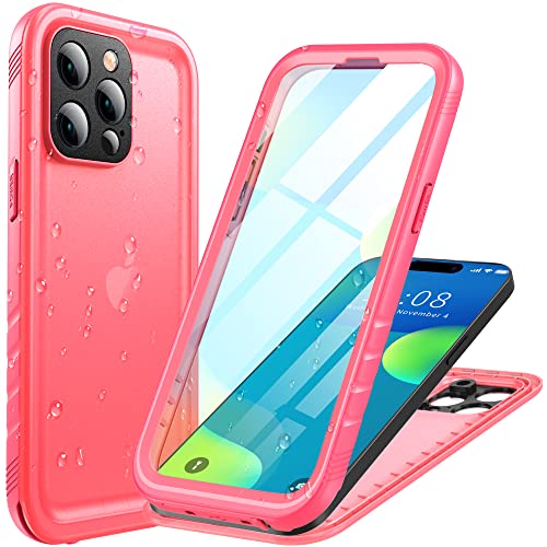 Cozycase for iPhone 14 Pro Max Waterproof Case Pink