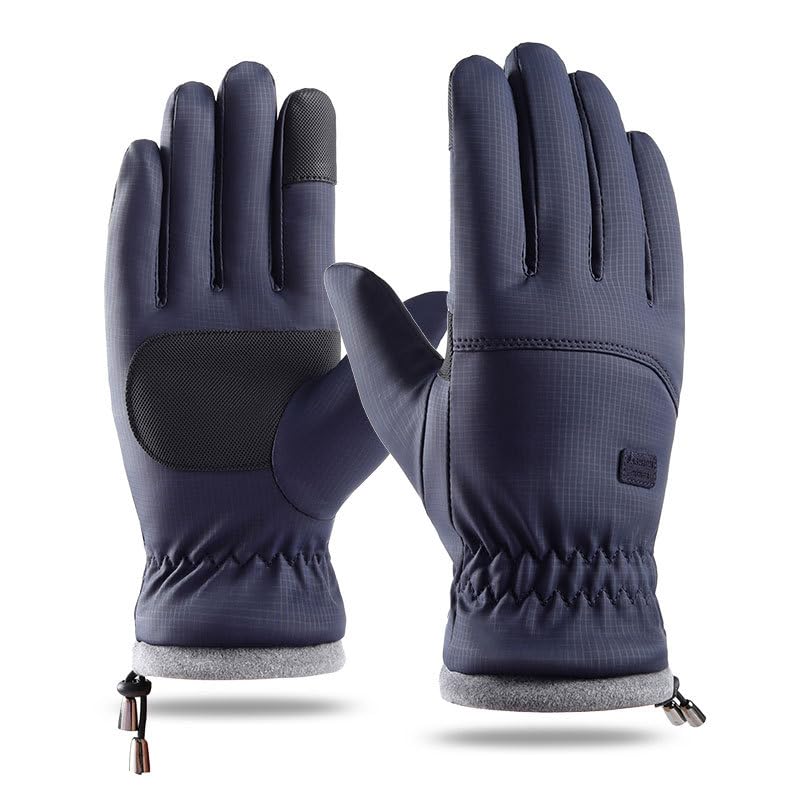 Image of Utaly Women and MenWinter Waterproof-Ski Snow Warm-Gloves - Waterproof Gloves for Cold Weather for Running Driving Cycling