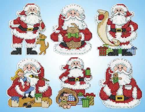 Design Works Crafts Inc. Santa Counted Cross Stitch Ornament Kit, Multi -  Design Works Crafts, Inc., 6898