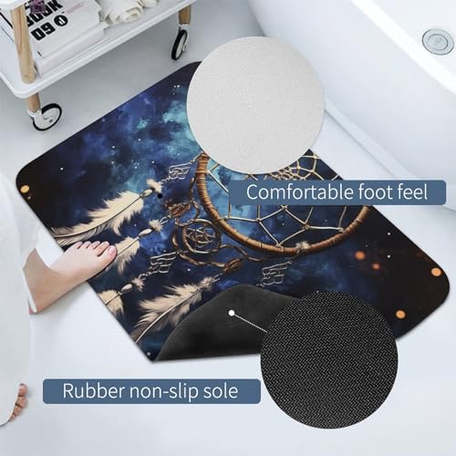 Tapis de bain antidérapant à séchage rapide contre les glissades