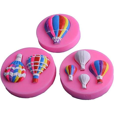 Hot Air Balloon Fondant Silicone Molds