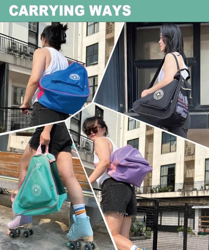 Image of HEXIFUL Skate Bag for Ice, Inline, Roller & Quad Skates - Kids & Adults