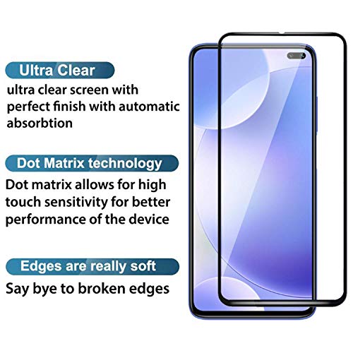 Image of POPIO Military-Grade Gorilla Tempered Glass for Poco X2 / Poco M2 Pro /Redmi K30 / Redmi Note 9 Pro /Redmi Note 9 Pro Max | 9H Hardness, Edge-to-Edge, Bubble-Free