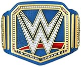 Universal Championship Blue Replica Title Wrestling Belt 2mm Thick Metal Plates (Brass Metal Plates,...