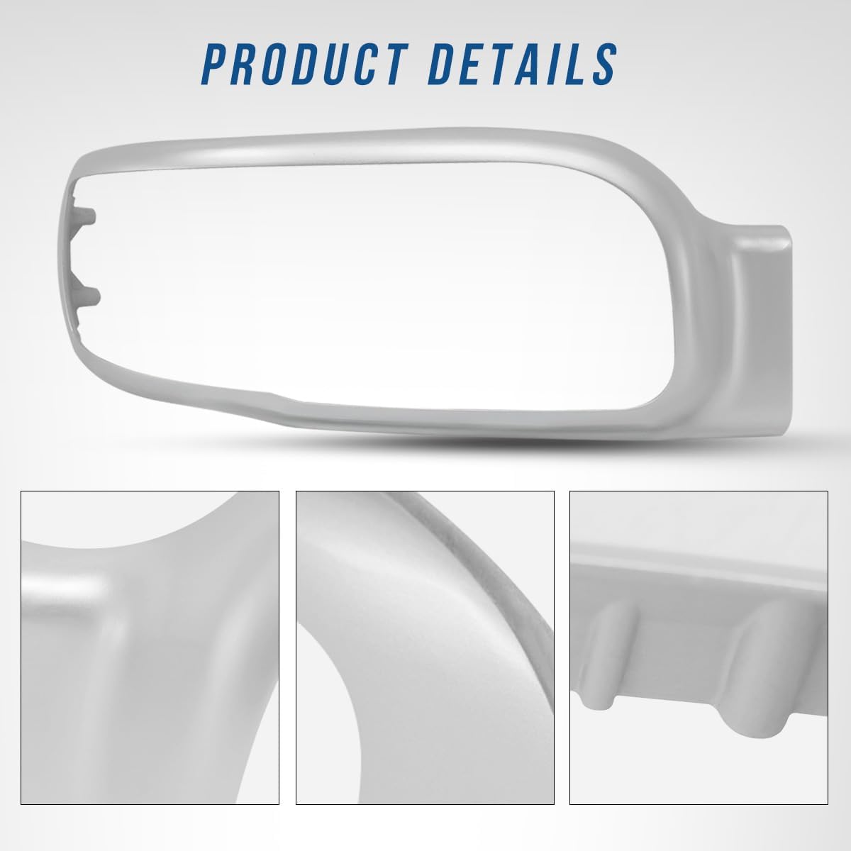 Chrome Headlight Bezel for PETERBILT 389 Left Driver Side (Front Headlight Bezel, Right)