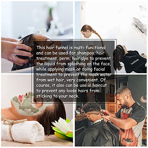 3 Pieces Hair Funnel For Washing Hair Shampoo Funnel Hair Washing Funnel Rinse Shampoo Washing Tool For Upright Position Washing Elderly Home Use Salon #TOP6