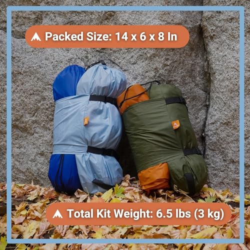 Haven Tent Original Lay-Flat Hammock Tent (Forest Green) – Comfortable Waterproof Camping Hammock with Mosquito Net – Includes Insulated Sleeping Pad & Rainfly - Image 4
