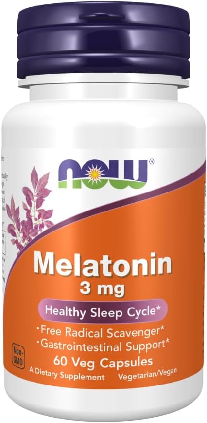 Foods Melatonin 3mg, 60 Veg Capsules