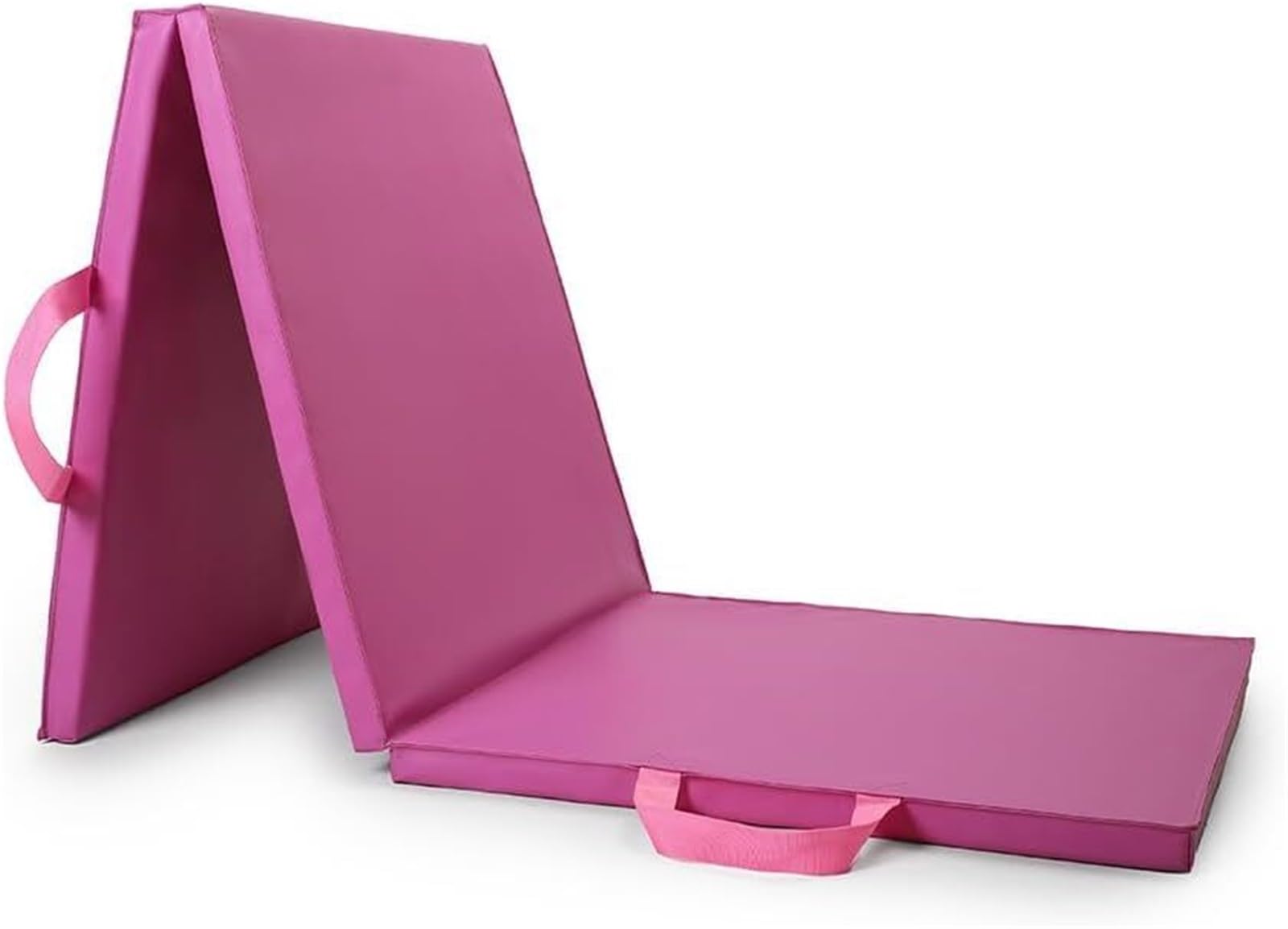 Estera De Gimnasia Plegable, Triple Plegable Con Asas De Transporte, Antideslizante, A Prueba De Sudor Y Fácil De Transportar For Gimnasia Yoga Y Pilates