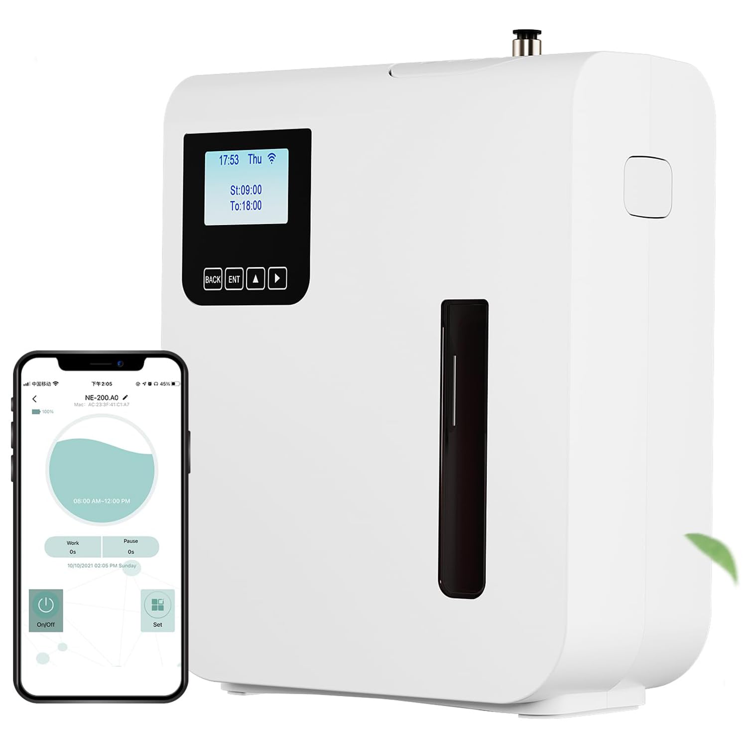 Machine à air parfumé sans eau avec contrôle par application pour grand salon