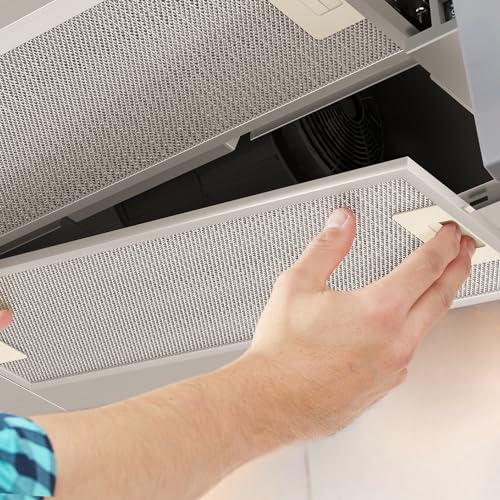 CIARRA CBCS6906D A++ Flachschirmhaube Dunstabzugshaube 60 cm Umluft 370 m³/h mit CBCF002X2 Aktivkohlefilter...