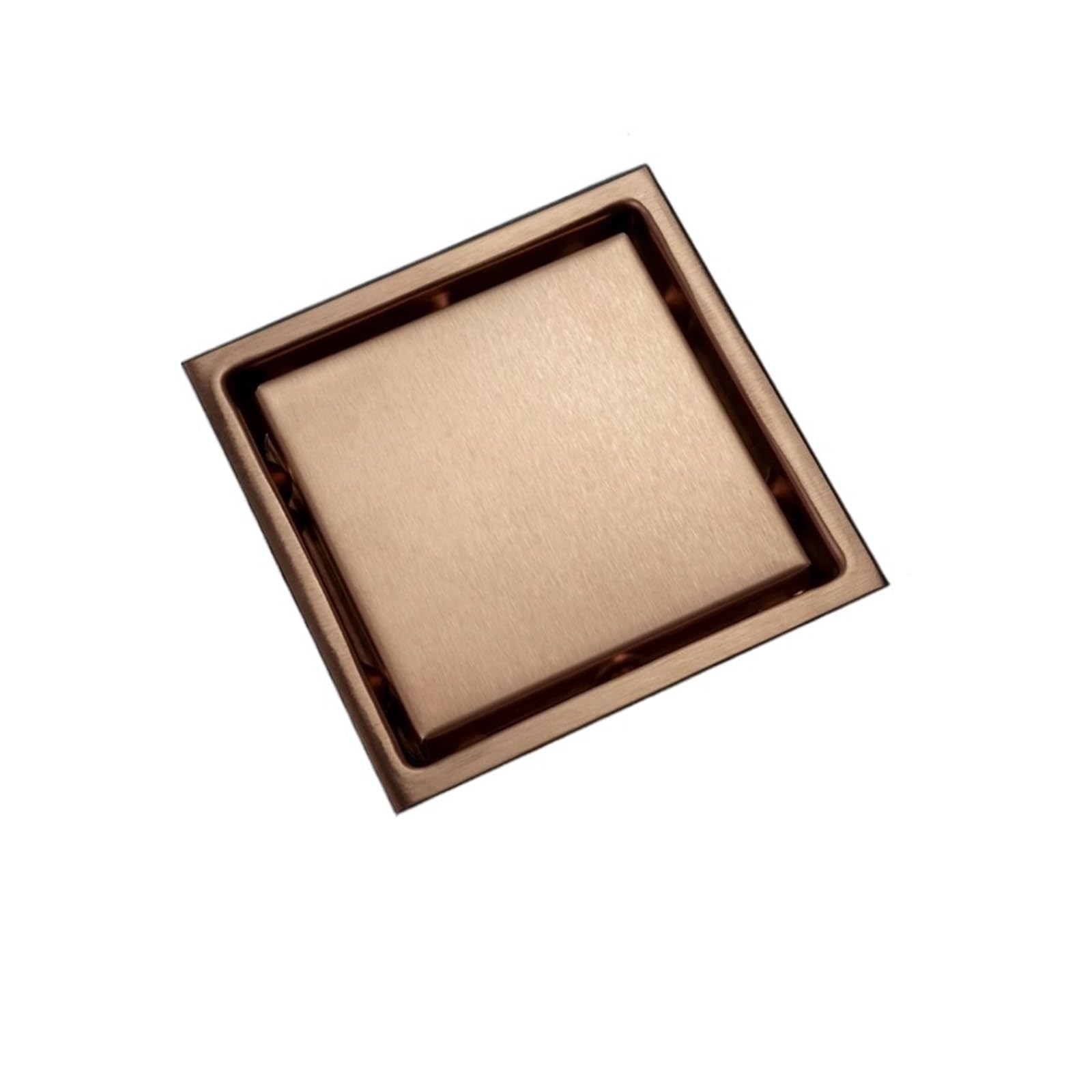 Drain sol carré 15x15cm douche déodorant avec grille invisible pour évacuation carrelage