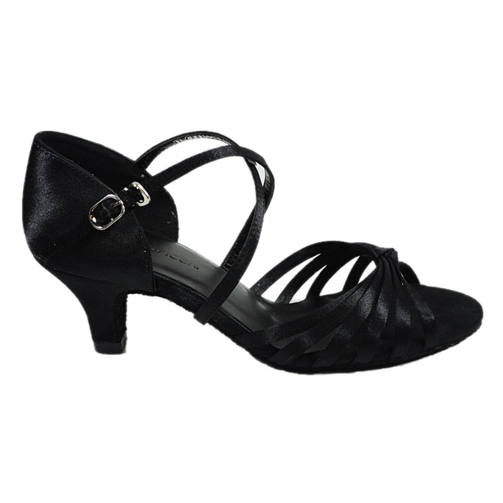 Fashion Dance Shoes for Latin Salsa Ballroom Party and Wedding Black