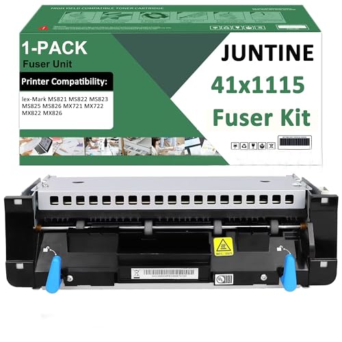 41x1115 Fuser Unit Replacement for Lexmark 41x1115 fuser Unit Compatible with Lexmark MS821 MS822 MS823 MS825 MS826 MX721 MX722 MX822 MX826 B2865 M5255 M5270 XM5365 XM7370 Printer Parts(110V-180K)