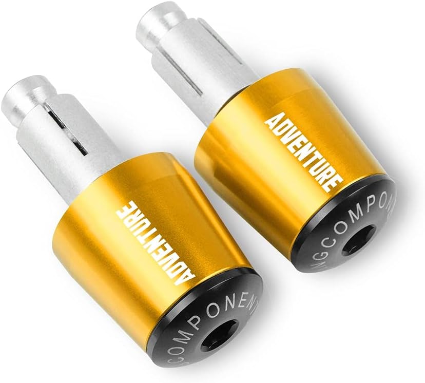 KSHSAA Grips for B&M&W F800GS R1200GS R1250GS Adventure 2006-2018 7/8"" 22MM Handle Bar Ends Motorcycle Handlebar Grips End Cap Anti Vibration (Color : Gold)