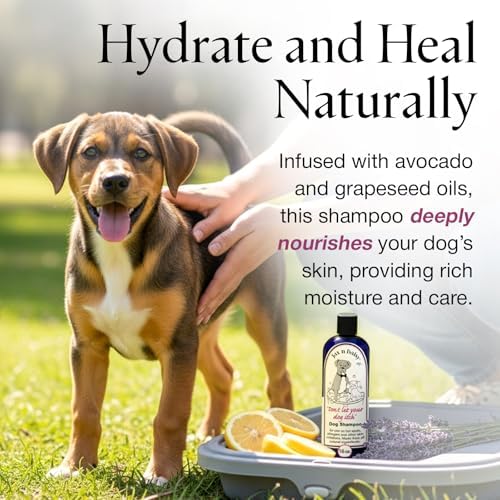Jax n Daisy Dog Shampoo and Deodorizing Spray Bundle, Gentle Care for Sensitive Skin and Puppies, Tropical Coconut Pineapple Scent, Complete Grooming Duo, 8oz Spray Included - 5