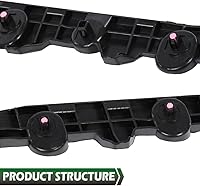 Vista 6 de GRAND ORANGE Juego de soportes de parachoques trasero izquierdo y derecho compatible con Nissan Altima 2019-2023 (submodelo: Platinum, S, SL, SR, SV)