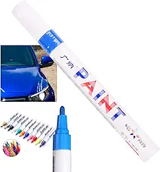 Caneta Reparadora Tira Risco Automóveis Carro Moto Caminhões Pintar e Retocar Pneu Azulejo e Tênis Uso Escolar Marca Texto