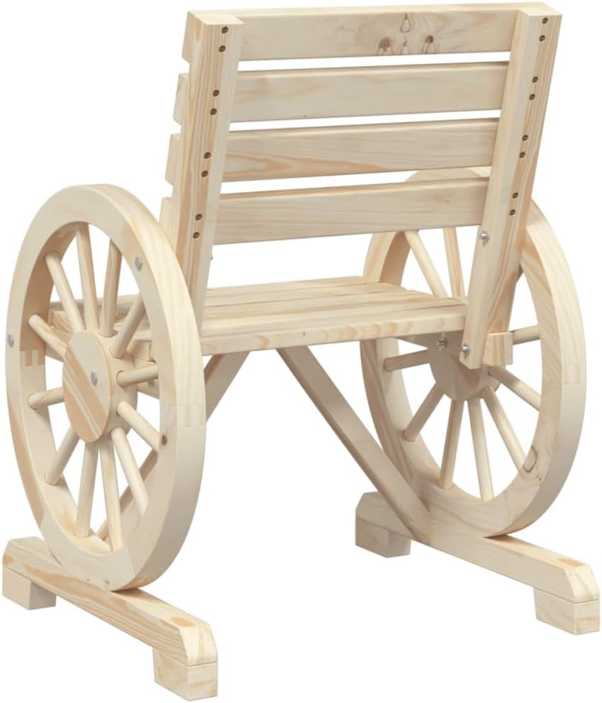 SKM Garden Chairs 2 pcs 58x58x78.5 cm Solid Wood Fir (Weight-33KG)-5101